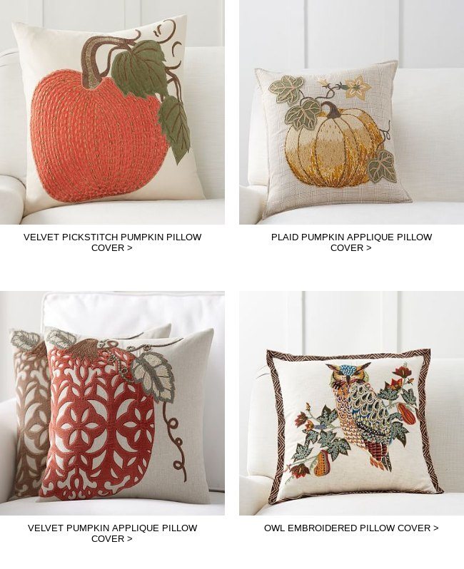 Pumpkin Family Lumbar Pillow Cover Is Going Fast Pottery Barn