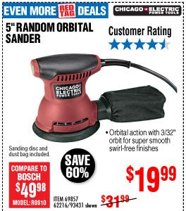 View 2 Amp 5 in. Random Orbital Heavy Duty Palm Sander