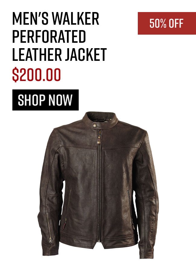 WalkerPerforatedLeatherJacket