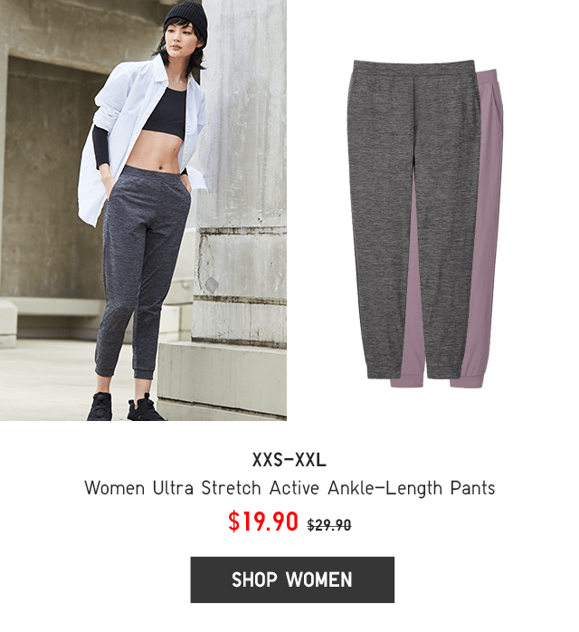 ultra stretch active ankle length pants