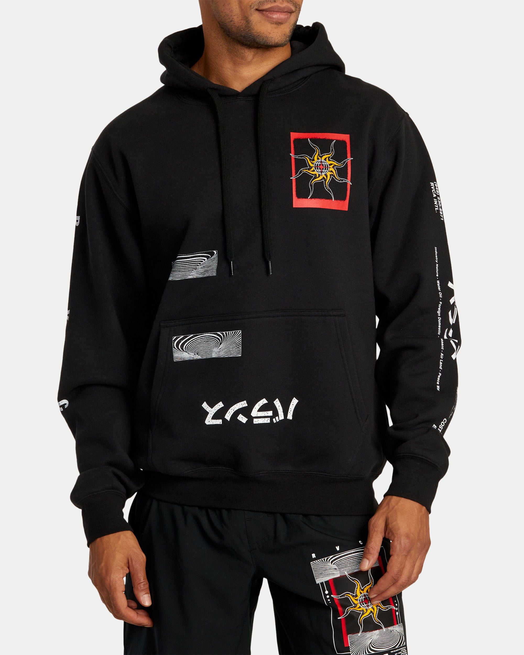 Image of Kelsey Niziolek Black Sun Hoodie - Black