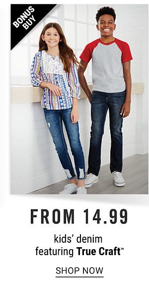 Bonus Buy! From 14.99 Kids' Denim featuring True Craft - Shop Now