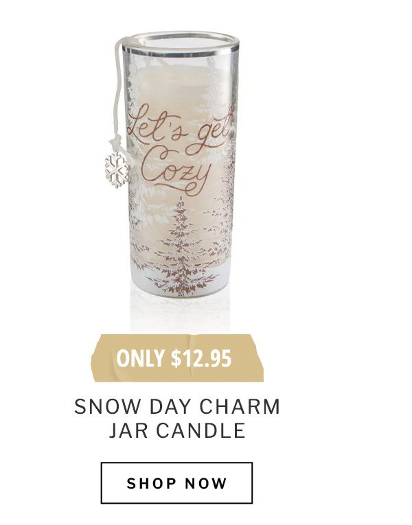Pier 1 Snow Day Filled Charm Jar Candle 6oz | SHOP NOW