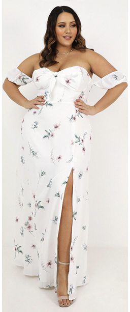Shop: Too Busy Being In Love Dress In White Floral