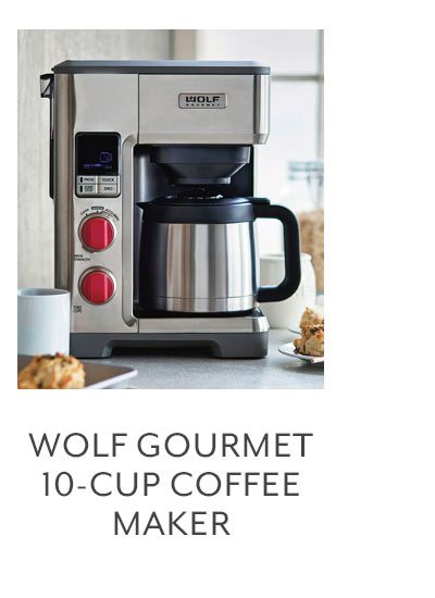 Wolf Gourmet 10-Cup Coffee Maker