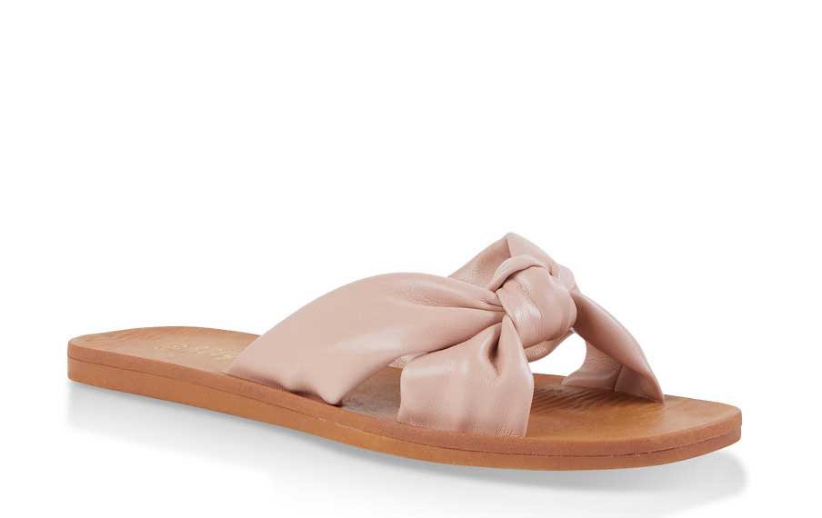 Knotted Slide Sandals