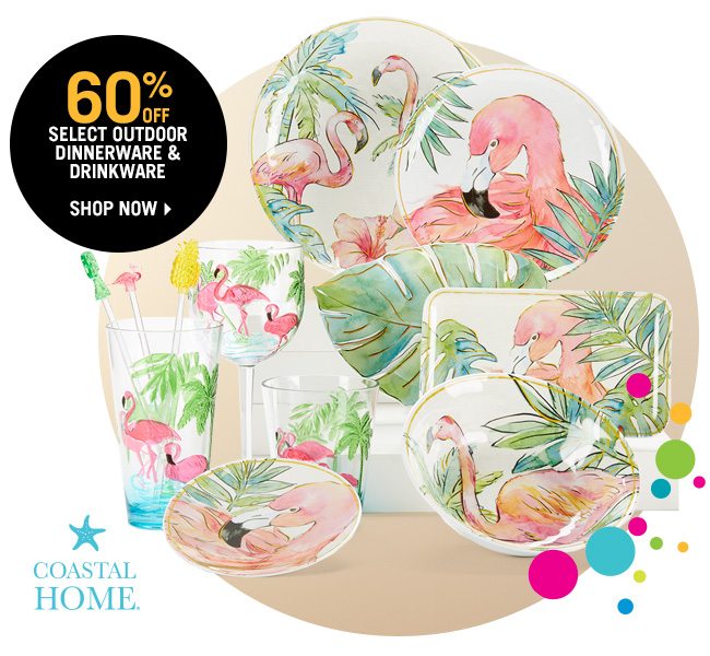 Shop 60% Off Select Outdoor Dinnerware & Drinkware