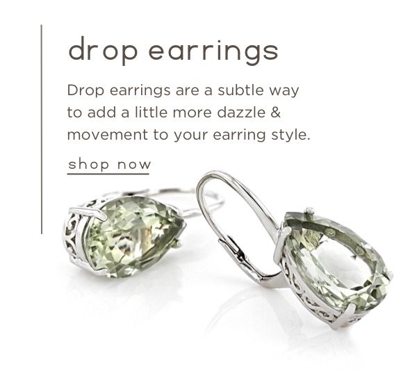 Shop drop earrings