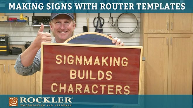 Making Signs with Router Templates Demo!