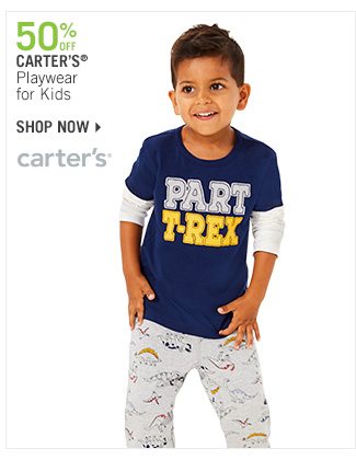 Shop 50% Off Carter's Playwear for Kids