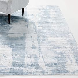 Tottori Blue Abstract Rug