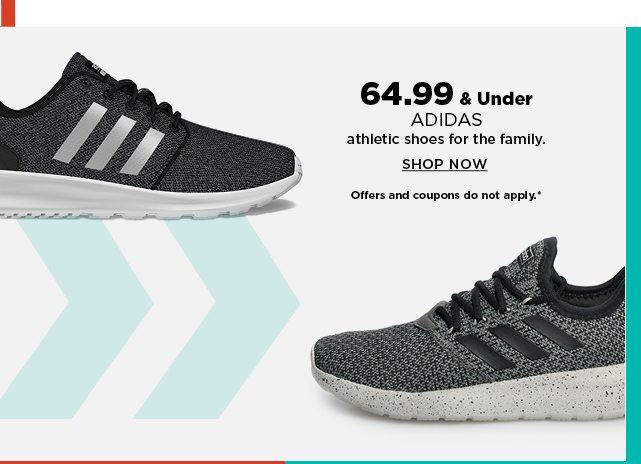 64.99 and under athletic shoes for the family. shop now.