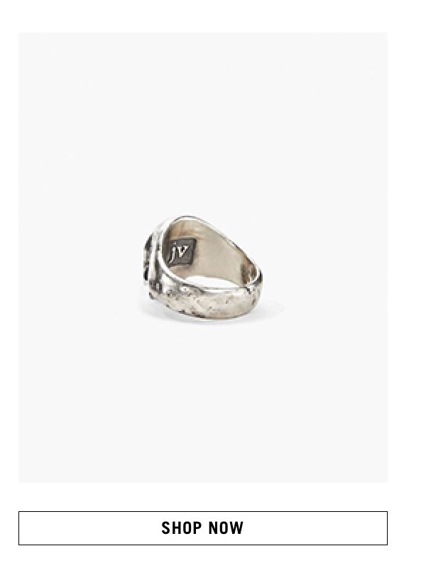 SILVER SKULL RING