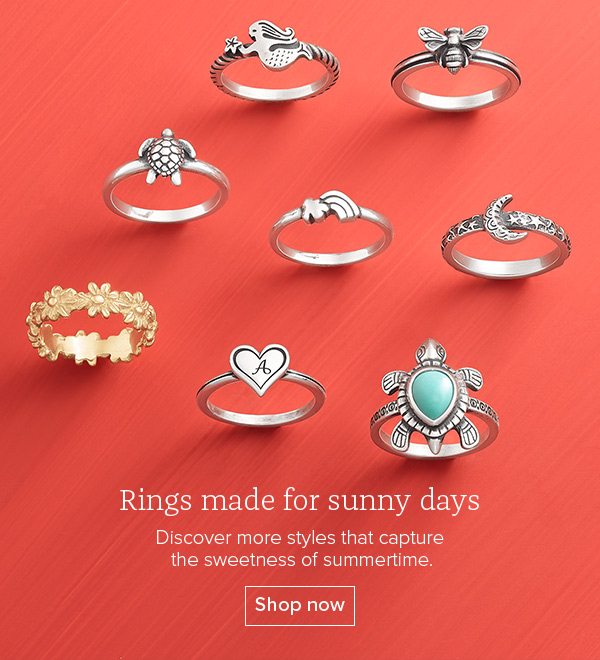 Rings made for sunny days - Discover more styles that capture the sweetness of summertime. Shop now