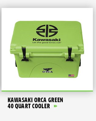 KAWASAKI ORCA GREEN 40 QUART COOLER