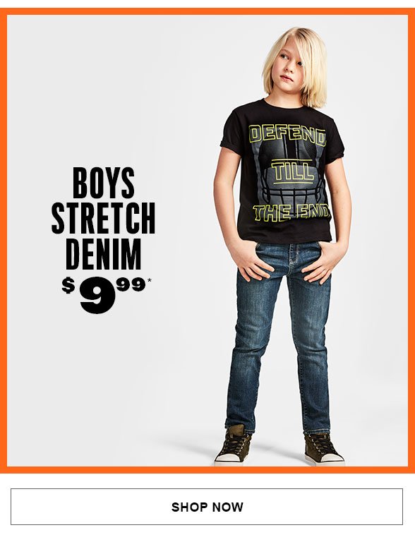 Boys Stretch Denim $9.99