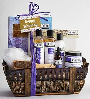 It's Your Birthday! Denarii Lavender Spa Basket SHOP NOW 