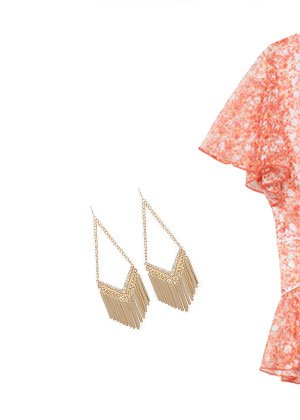 Fringe Drop Earrings