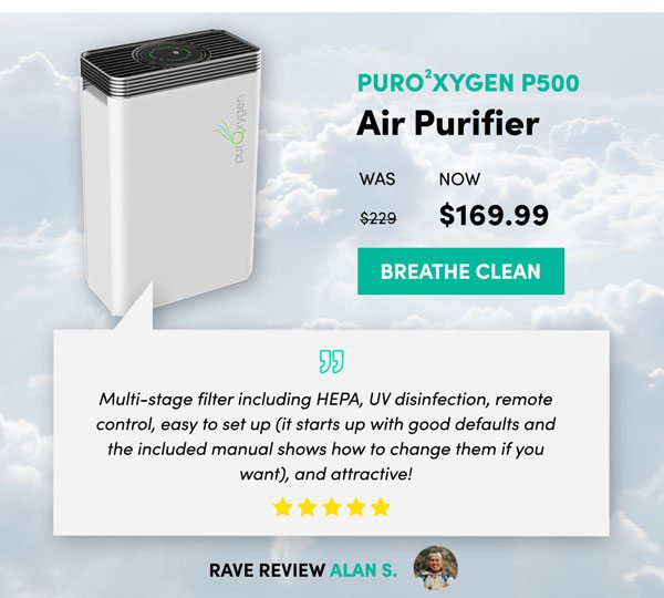 PuroOxygen P500 | Breathe Clean 