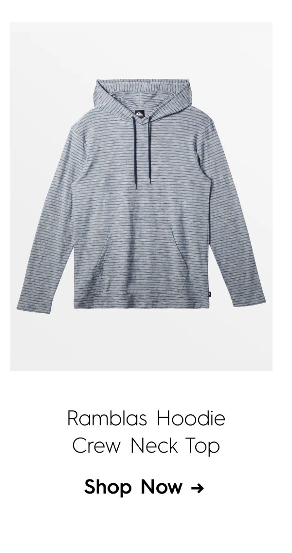 Ramblas Hoodie Crew Neck Top