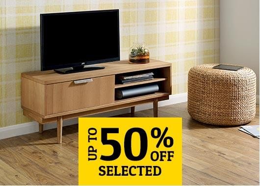 UP TO 50% OFF SELECTED FURNITURE