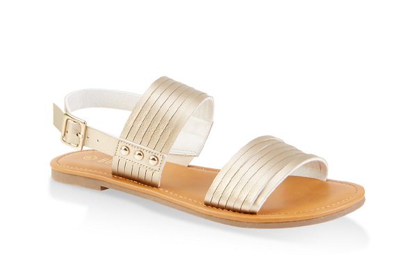 Multi Band Slingback Sandals