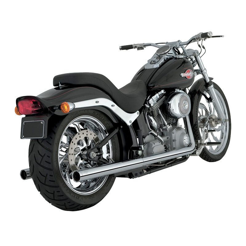 SoftailDualsChromeExhaust