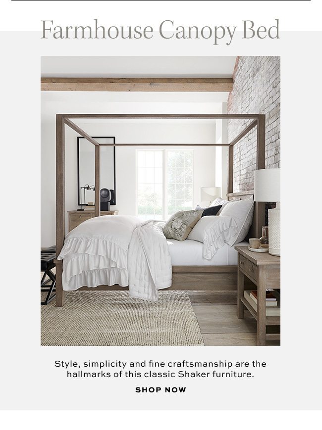 Farmhouse Canopy Bed