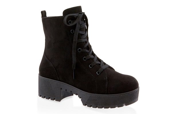 Lace Up Platform Combat Boots