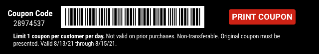 15% off all Portland Outdoor Power - Barcode