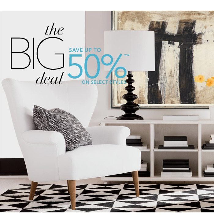 Shop the Big Deal sale. Save up to 50% on select styles** plus free shipping and delivery†.