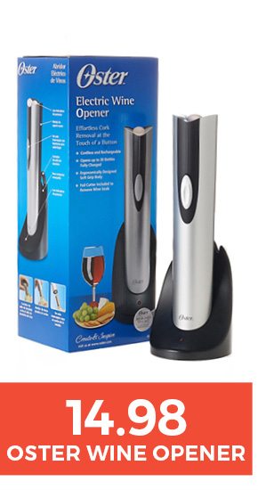 14.98 OSTER WINE OPENER