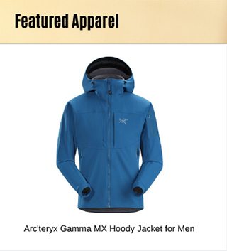 Arc'teryx Gamma MX Hoody Jacket for Men