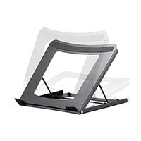 Workstream by Monoprice Adjustable Folding Laptop Stand, Steel