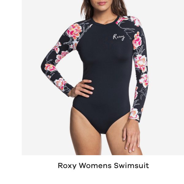 Roxy Long Sleeve Onesie Womens Swimsuit