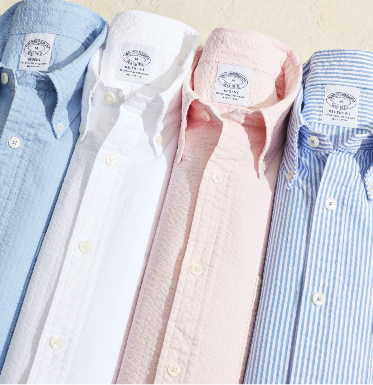 Cool It Hot weathers is here. Dress accordingly with our iconic shirts in breezy summer fabrics - including classic seersucker. 25% off 3 or more