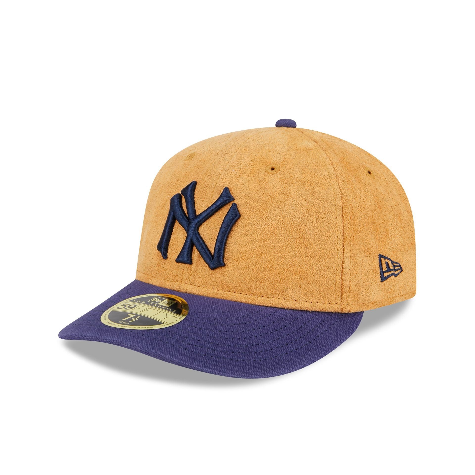 Image of New York Yankees Tan Texture Low Profile 59FIFTY Fitted Hat