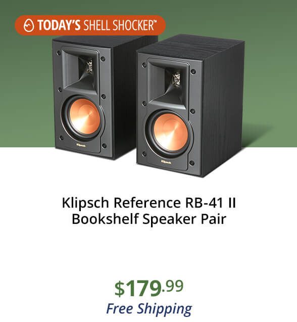 Klipsch Reference RB-41 II Bookshelf Speaker Pair