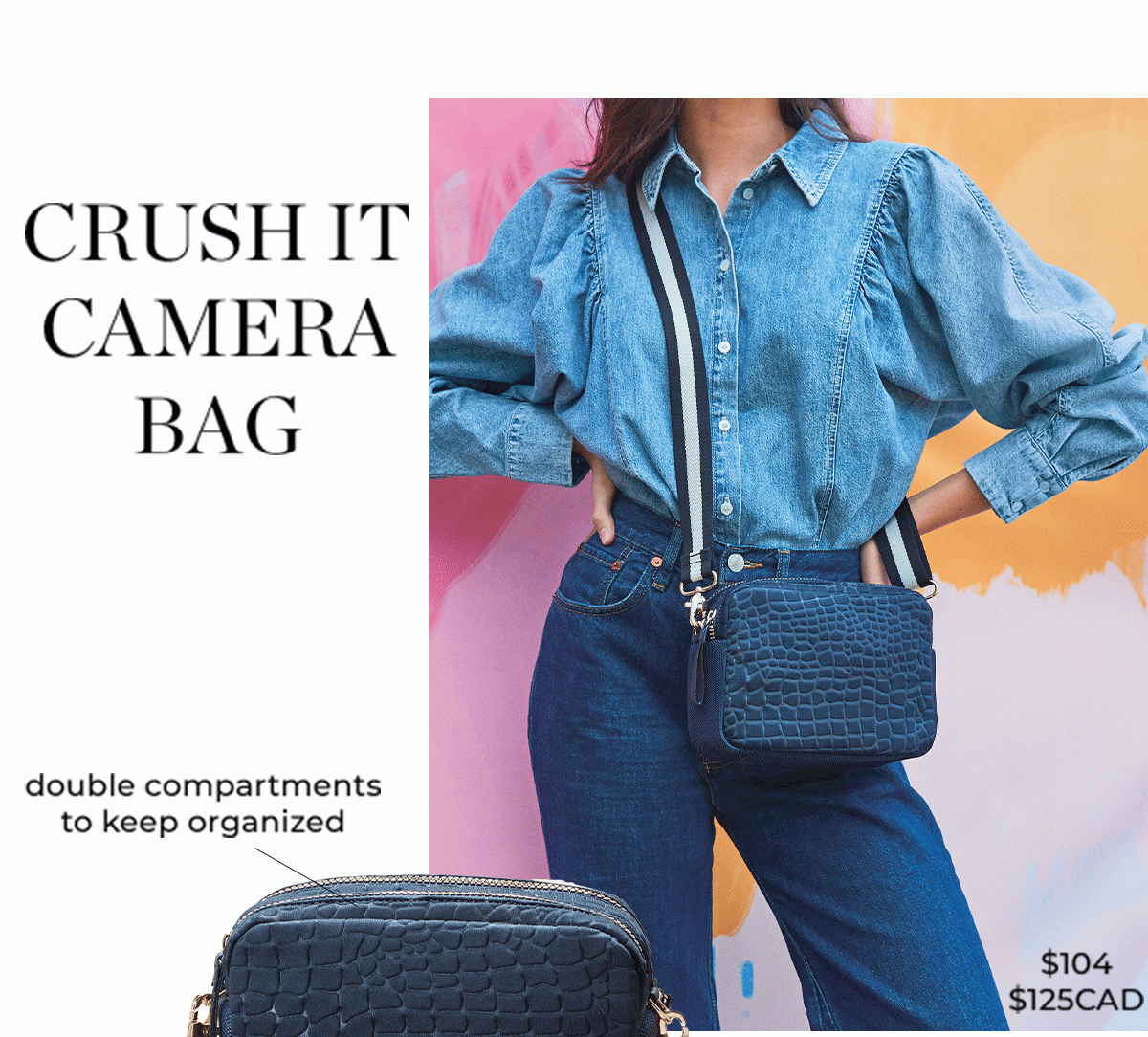 CRUSH IT CAMERA BAG