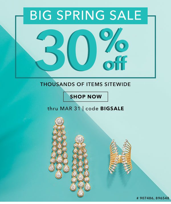 The Big Spring Sale. 30% Off Thousands of Items