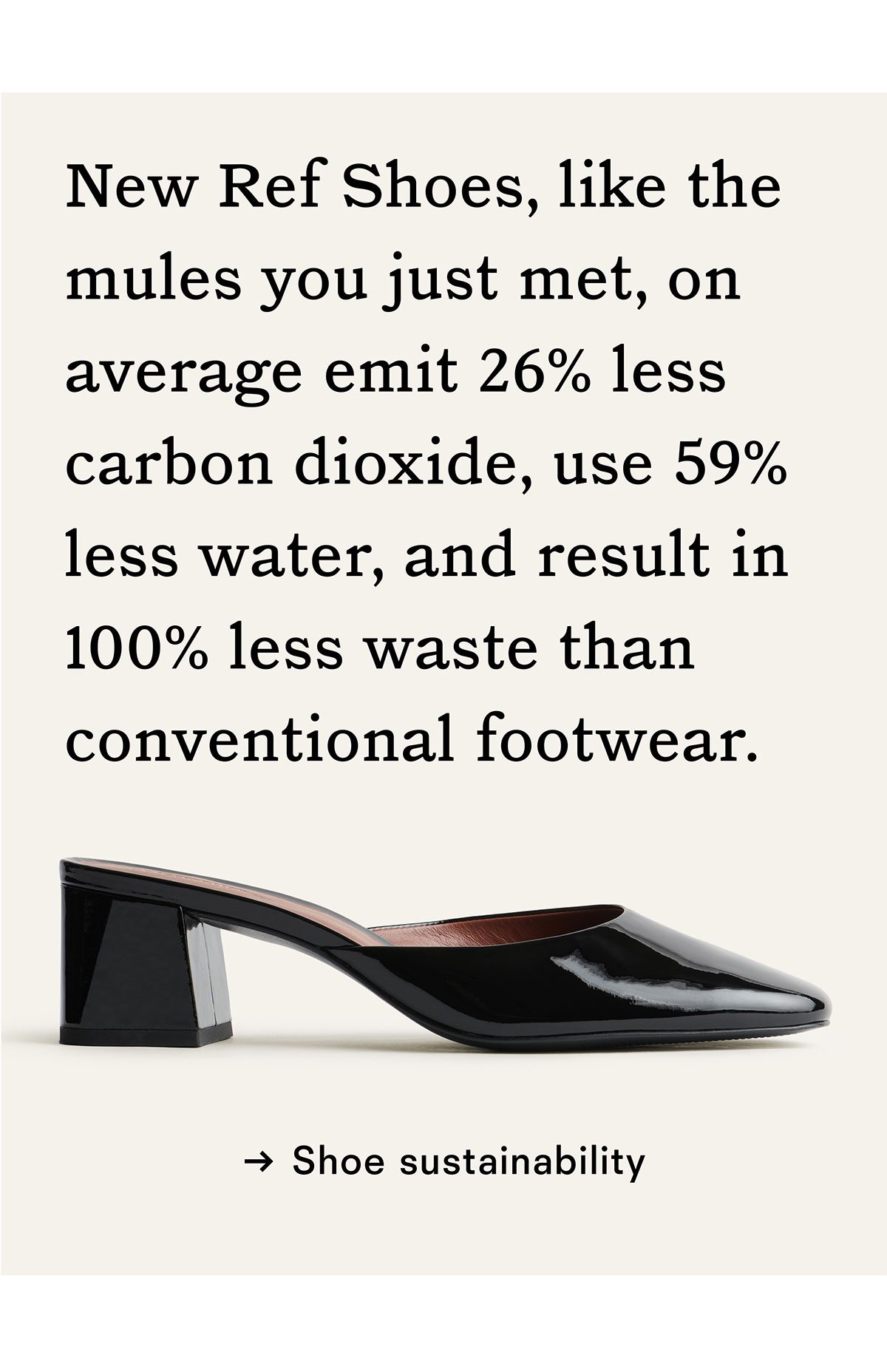 Shoe sustainability