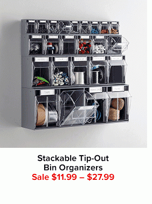 Stackable Tip-Out Bin Organizers ›