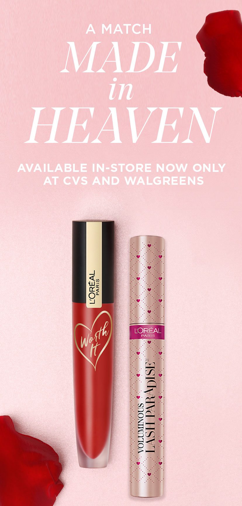 A MATCH MADE IN HEAVEN - AVAILABLE IN-STORE NOW ONLY AT CVS AND WALGREENS