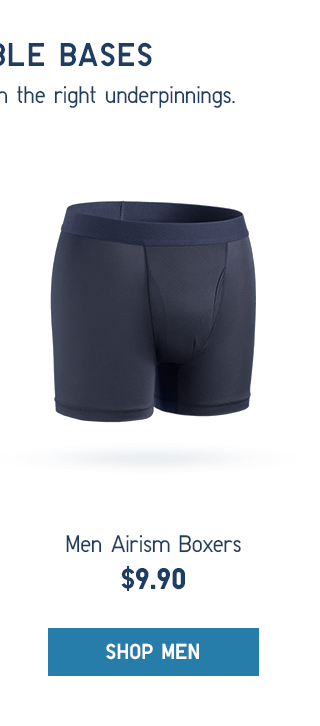 MEN AIRISM BOXERS $9.90