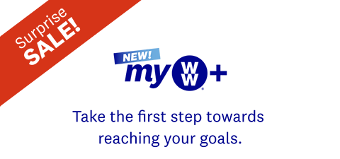 Surprise SALE! NEW! myWW+ | Take the first step towards reaching your goals.