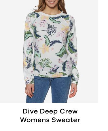 Roxy Dive Deep Crew Womens Sweater