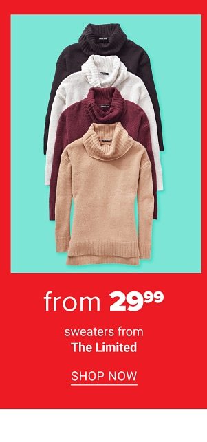 Sweaters from The Limtied from 29.99. Shop Now.