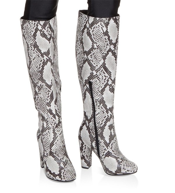 Knee High Block Heel Boots