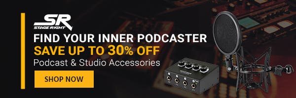 Stage Right (logo) Find Your Inner Podcaster Save up to 30% OFF Stage Right (logo) Podcast & Studio Accessories