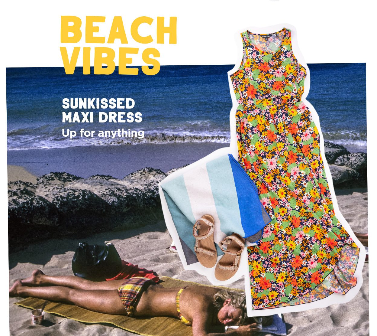 Beach Vibes: Sunkissed Maxi Dress